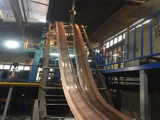 دستگاه ریخته گری میله مس